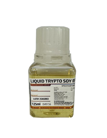 Liquid Trypto Soy Broth 125 ml by IBI Scientific