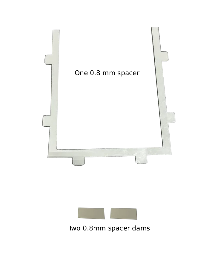 VCV Glass Plate Spacer Set