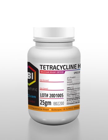 Tetracycline Hydrochloride 25 gm Bottle