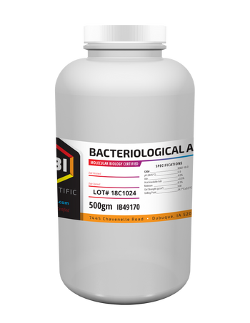 Bacteriological Agar 500 gm Bottle