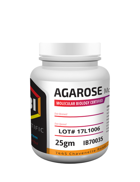 Standard Agarose 25 gm Bottle