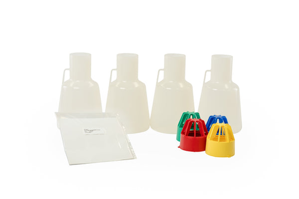 TUNAIR™ Polypropylene Erlenmeyer Flask Half Baffle | IBI Scientific