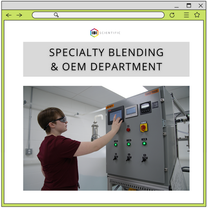 Specialty Blending/OEM Timeline