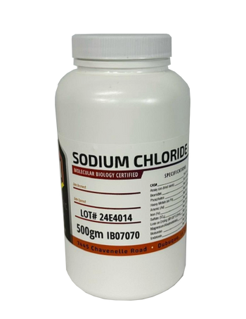 Sodium Chloride 500 gm by IBI Scientific 
