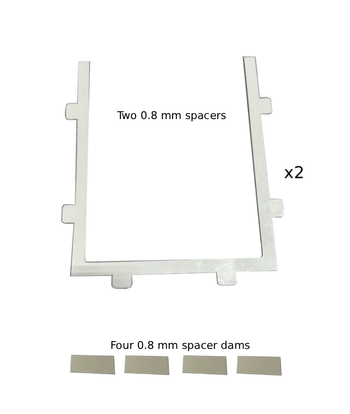 JVD-80 Glass Plate Spacer Set