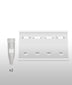 MIDI Flex Tube Kit, 3.5KDa MWCO with 2 tubes detached and a tray