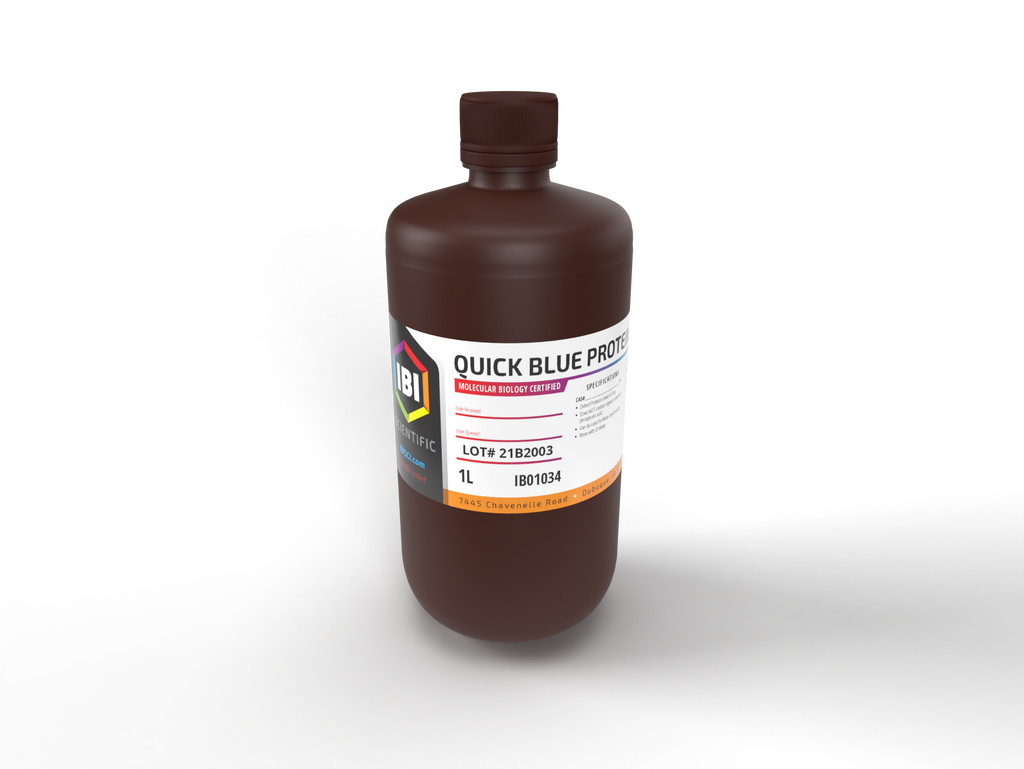 Quick Blue Protein Stain | Coomassie | IBI Scientific