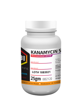 Kanamycin Sulfate 25 gm Bottle