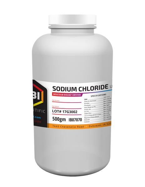 Sodium Chloride 500 gm Bottle