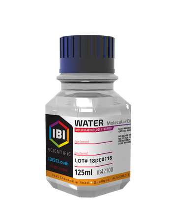 Molecular Biology Grade Water 125 mL Bottle