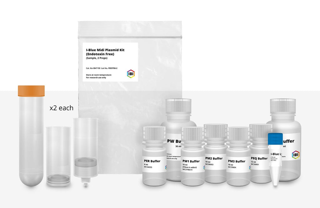 I-Blue Midi Plasmid Kit (Endotoxin-Free)