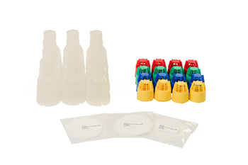 Full-Baffle TUNAIR™ Shake Flask Kit, 300ml Dri-Gauze